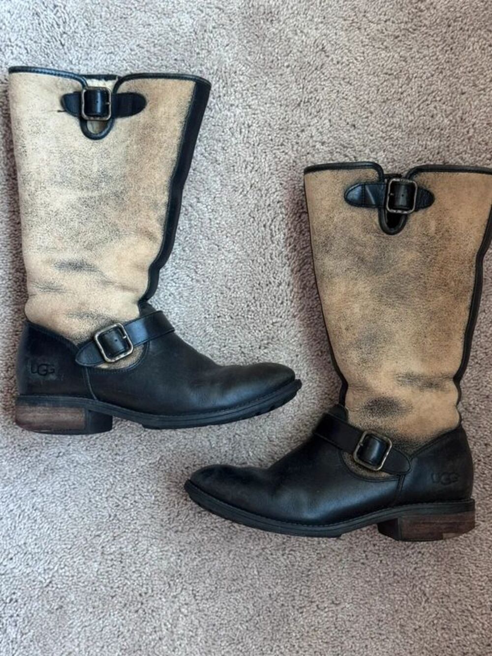 Ugg Australia Brand, Women’s Black Boots, Size 8 Shoes/Footwear